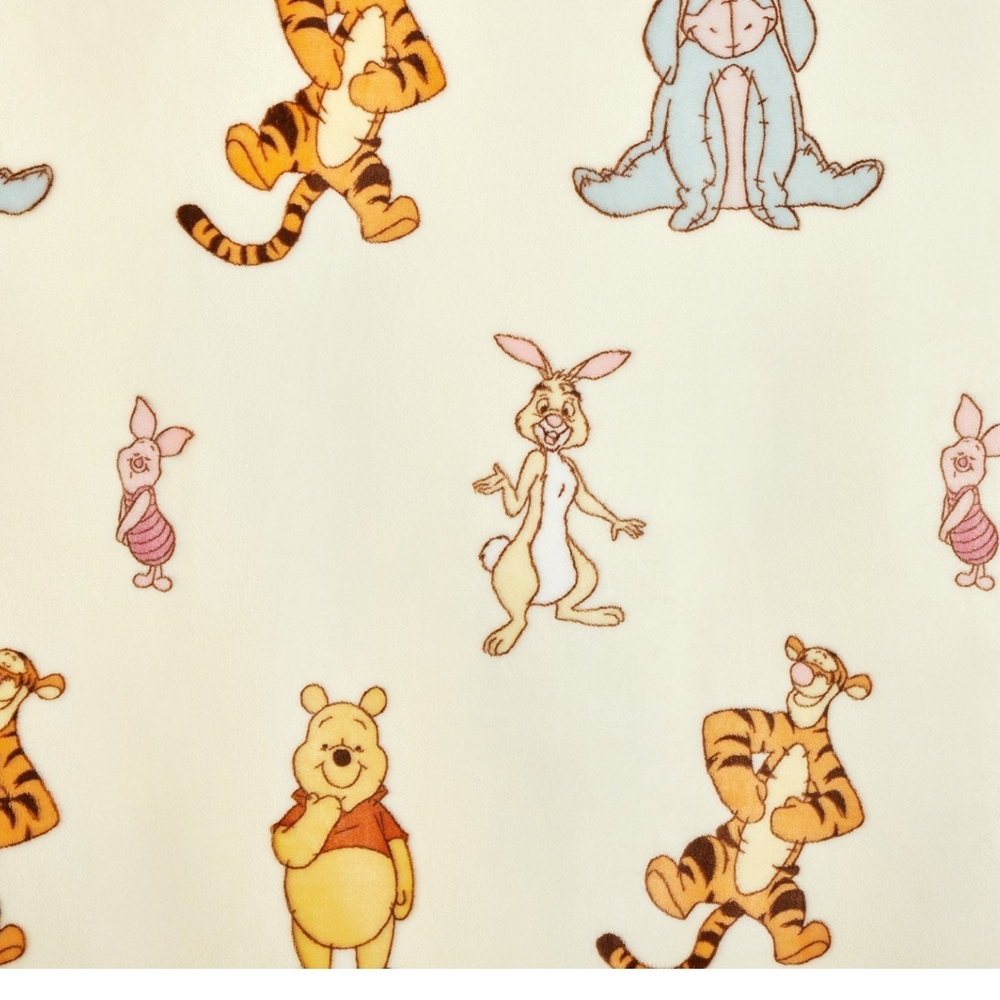 Disney Winnie the Pooh Adult Licensed Silk Touch Throw Blanket 60in X 70in - Picture 3 of 4